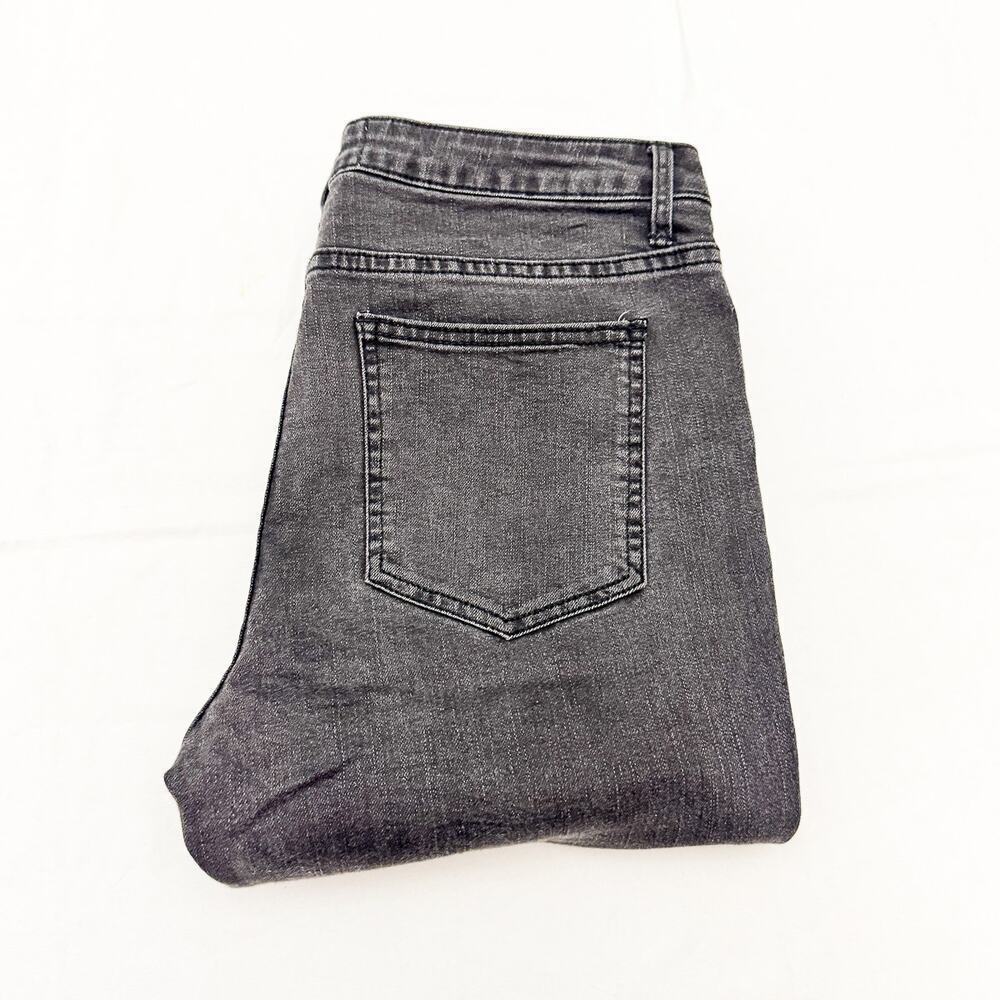 Acne Studios Skin 5 Used Black Stretch Black Charcoal Denim Jeans Size 23